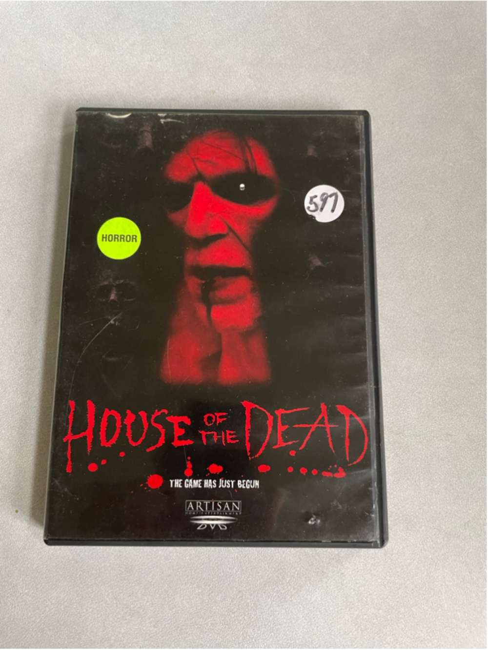 House of the Dead DVD Horror Movie Artisan Black Red One Size